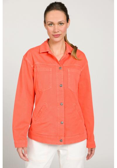 Джинсовая куртка джинсовая куртка модного цвета воротник рубашки металлические пуговицы