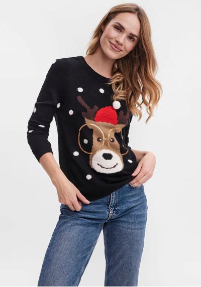 Рождественский свитер VMTINSEL LS O-NECK BLOUSE XMAS