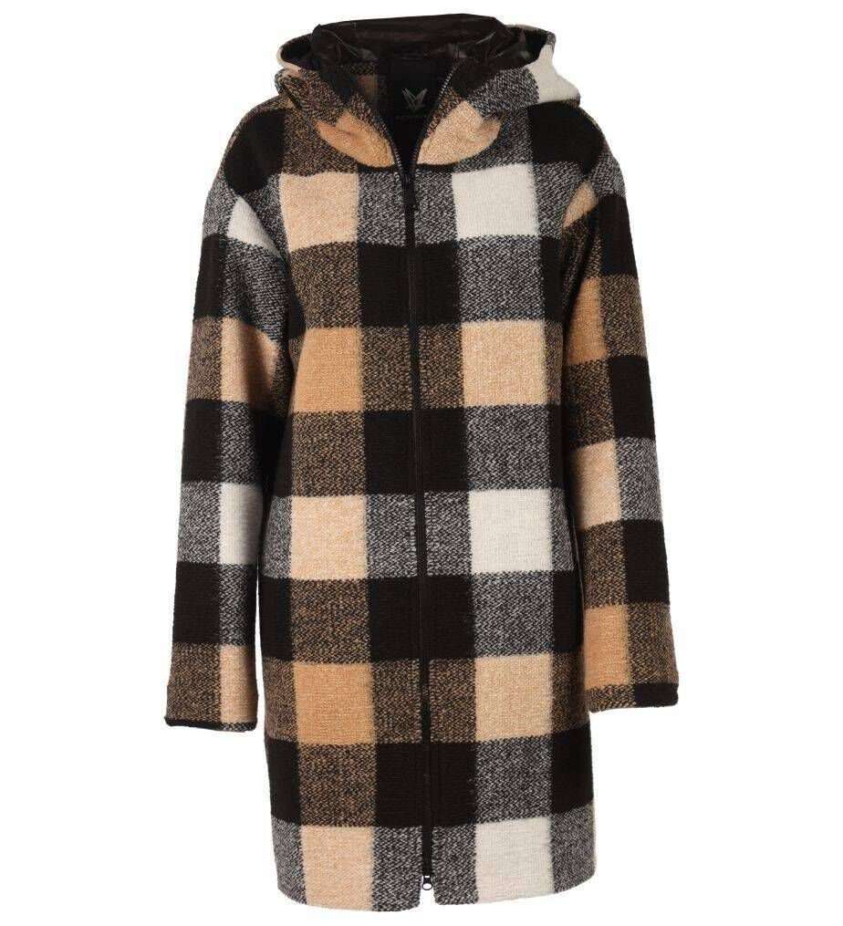 Короткое пальто женское пальто с капюшоном