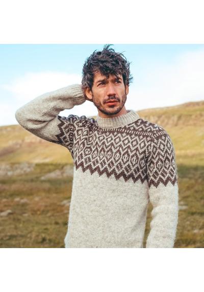 Вязаный свитер малыш-135 из исландской натуральной шерсти.