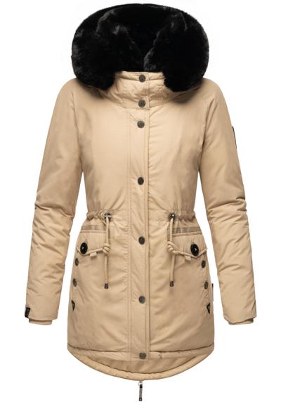 Зимнее пальто Sweety Deluxe модная зимняя парка с большим двойным капюшоном