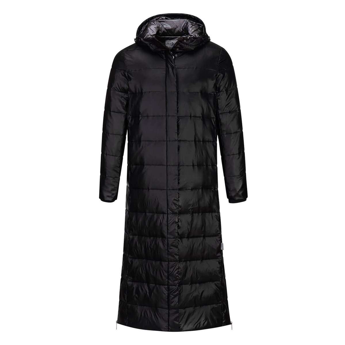 Стеганое пальто женская стеганая куртка Kaike длинная с регулируемым капюшоном и подкладкой