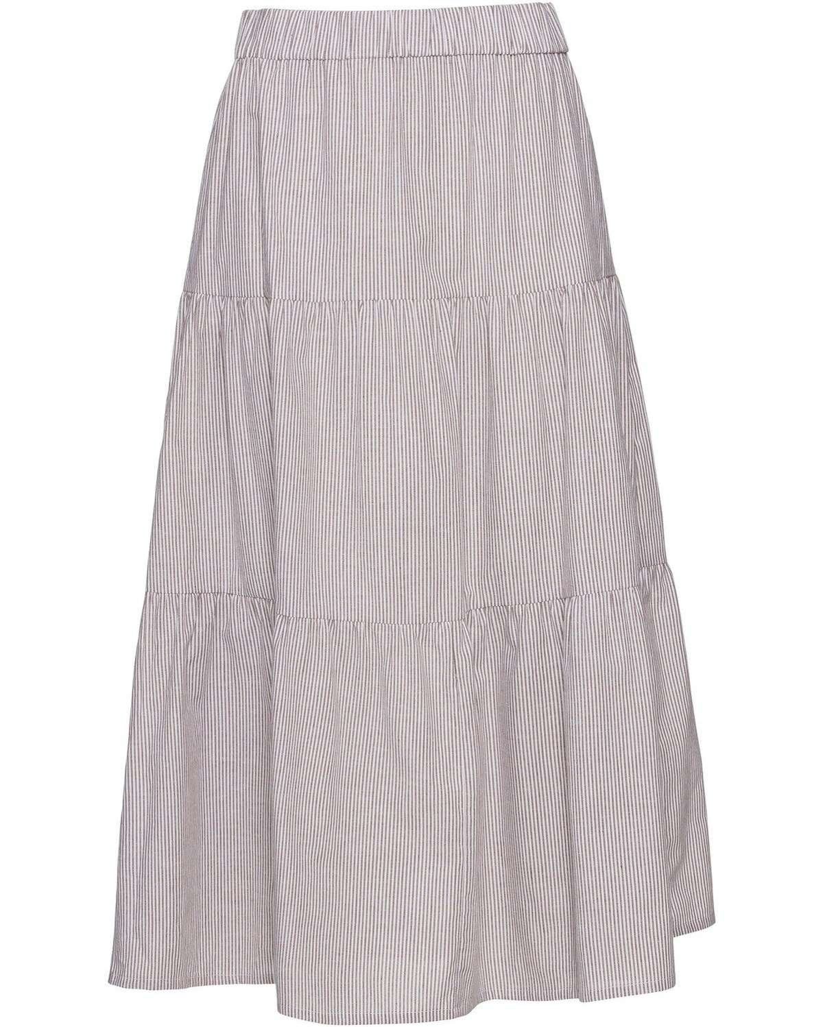 Летняя юбка-юбка с многоярусными воланами