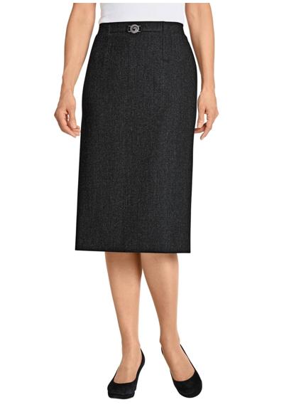 Юбка-карандаш короткого размера: Классическая юбка-комбинация из натуральной шерсти