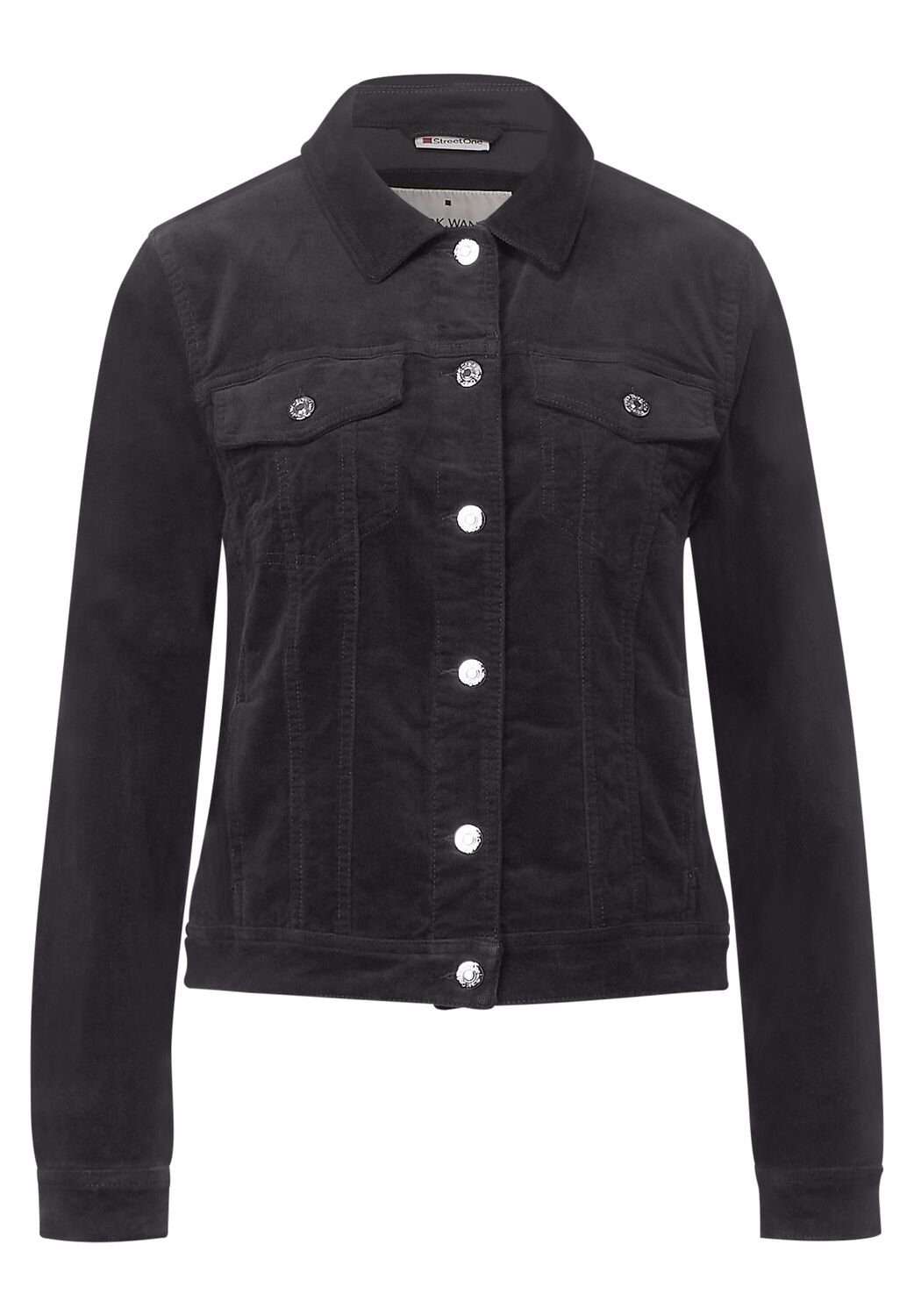 Уличная куртка Куртка Babycord темно-серого цвета (1-St) с карманами