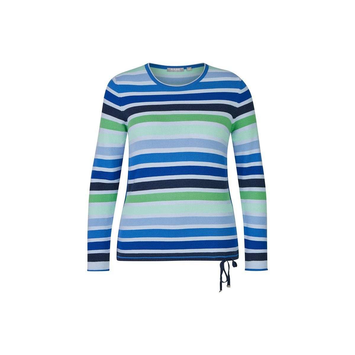 Длинный свитер синего цвета обычного кроя (1 шт.)