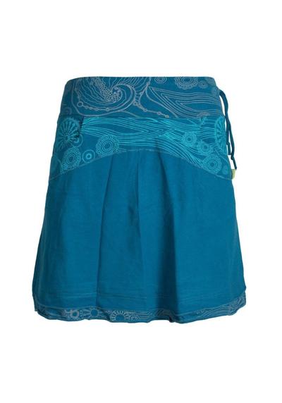 Мини-юбка многослойная юбка с принтом, широкий пояс и карманы Cacheur