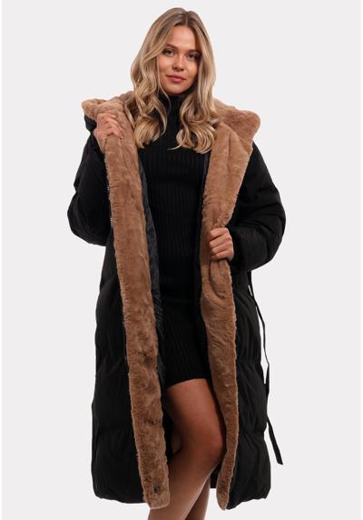 YC Fashion &amp; Фасон зимнего пальто Роскошное женское пальто с отделкой из искусственного меха и капюшоном Basic