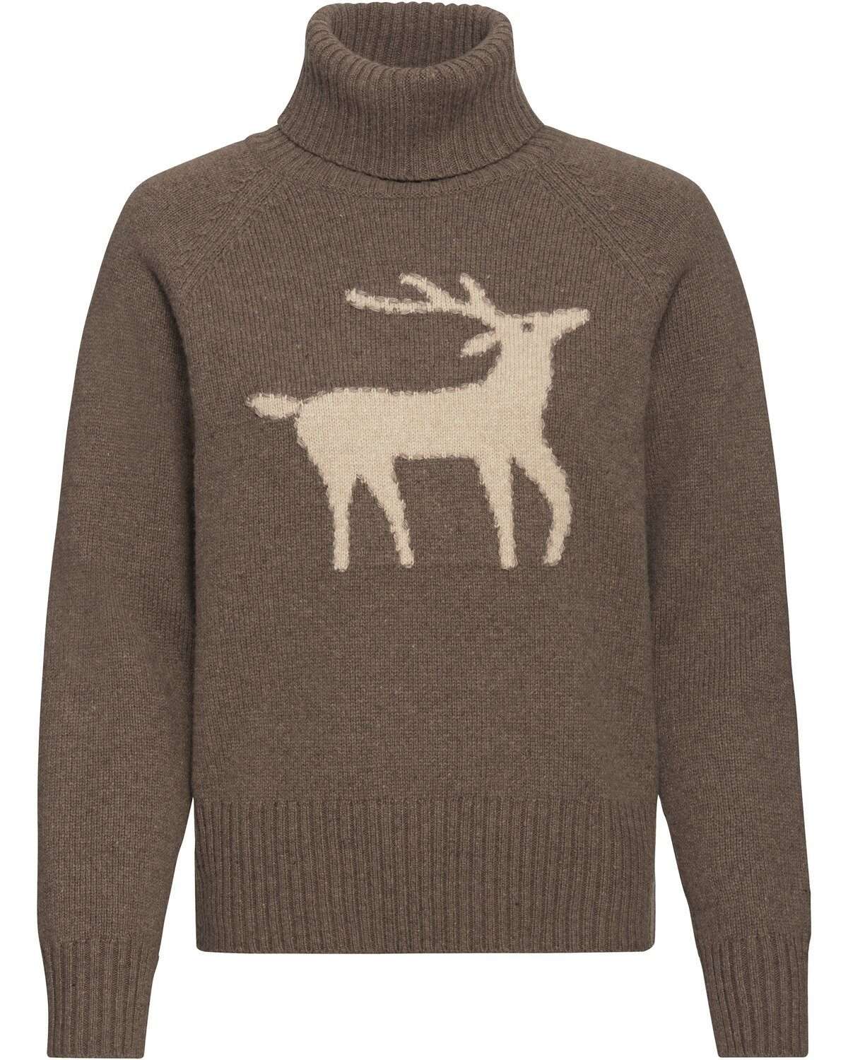 Вязаный свитер Вязаный свитер с мотивом оленя
