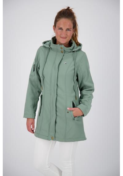 Пальто из софтшелла TWIN PEAK II SLATE NEW WOMEN также доступно в больших размерах.