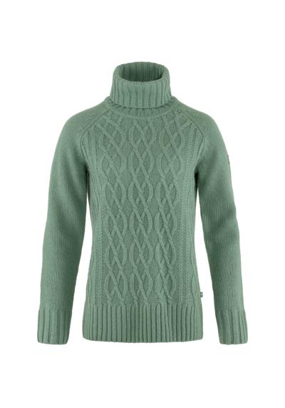 Флисовый свитер W Ovik Cable Knit Roller Neck женский