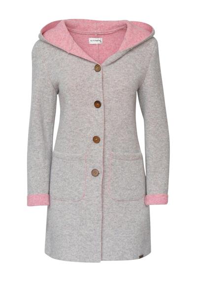 Короткое пальто с капюшоном Алина