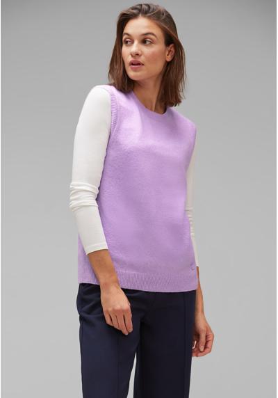 Вязаный свитер из эластичной смеси материалов.