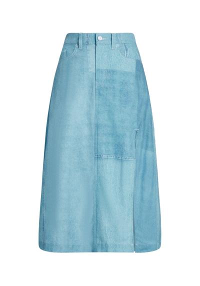 Джинсовая юбка Джинсовая юбка с принтом по всей поверхности
