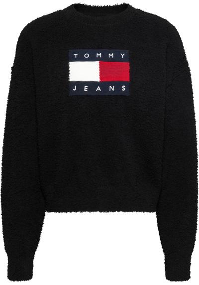 Вязаный свитер TJW CENTER FLAG SWEATER EXT с круглым вырезом