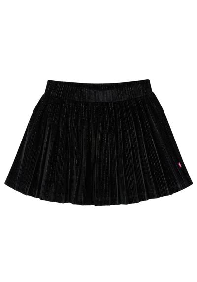 Юбка плиссе детская плиссированная юбка с люрексом черная 128