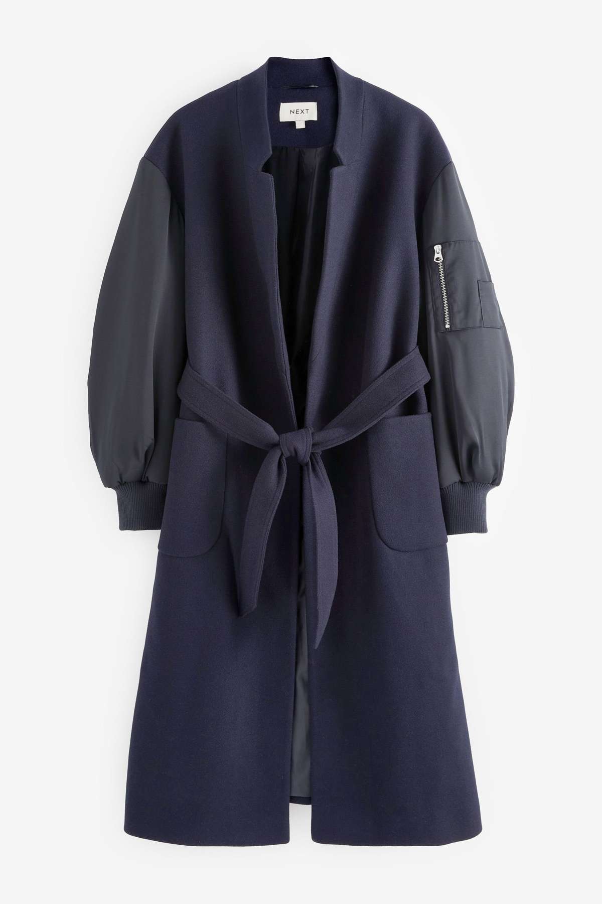 Длинное пальто с рукавами-блузонами (1 штука)