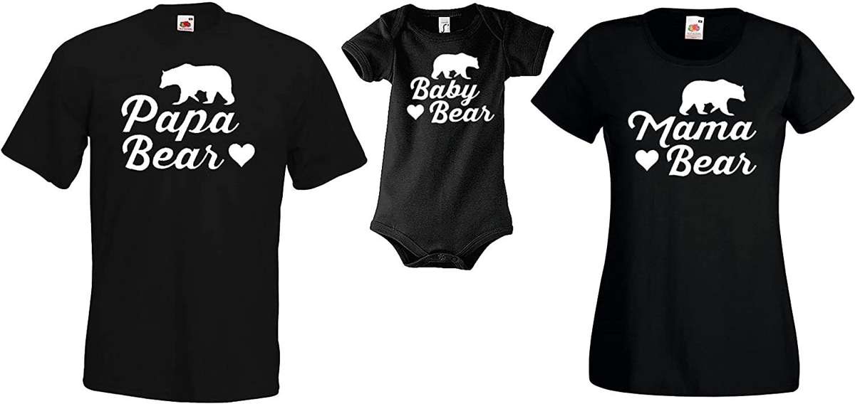 Комбинезон Mama Papa Baby Bear, мужской и женский комбинезон с футболкой для малышей, отличный дизайн