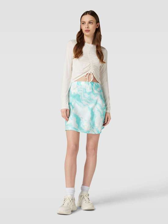 Мини-юбка с узором по всей поверхности KERRA