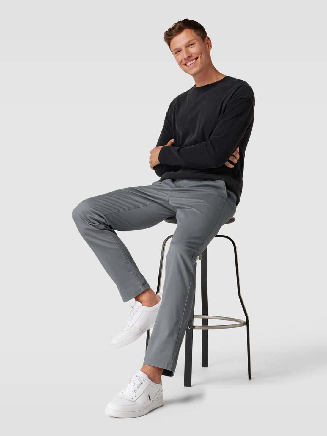 Тканевые брюки с французскими карманами