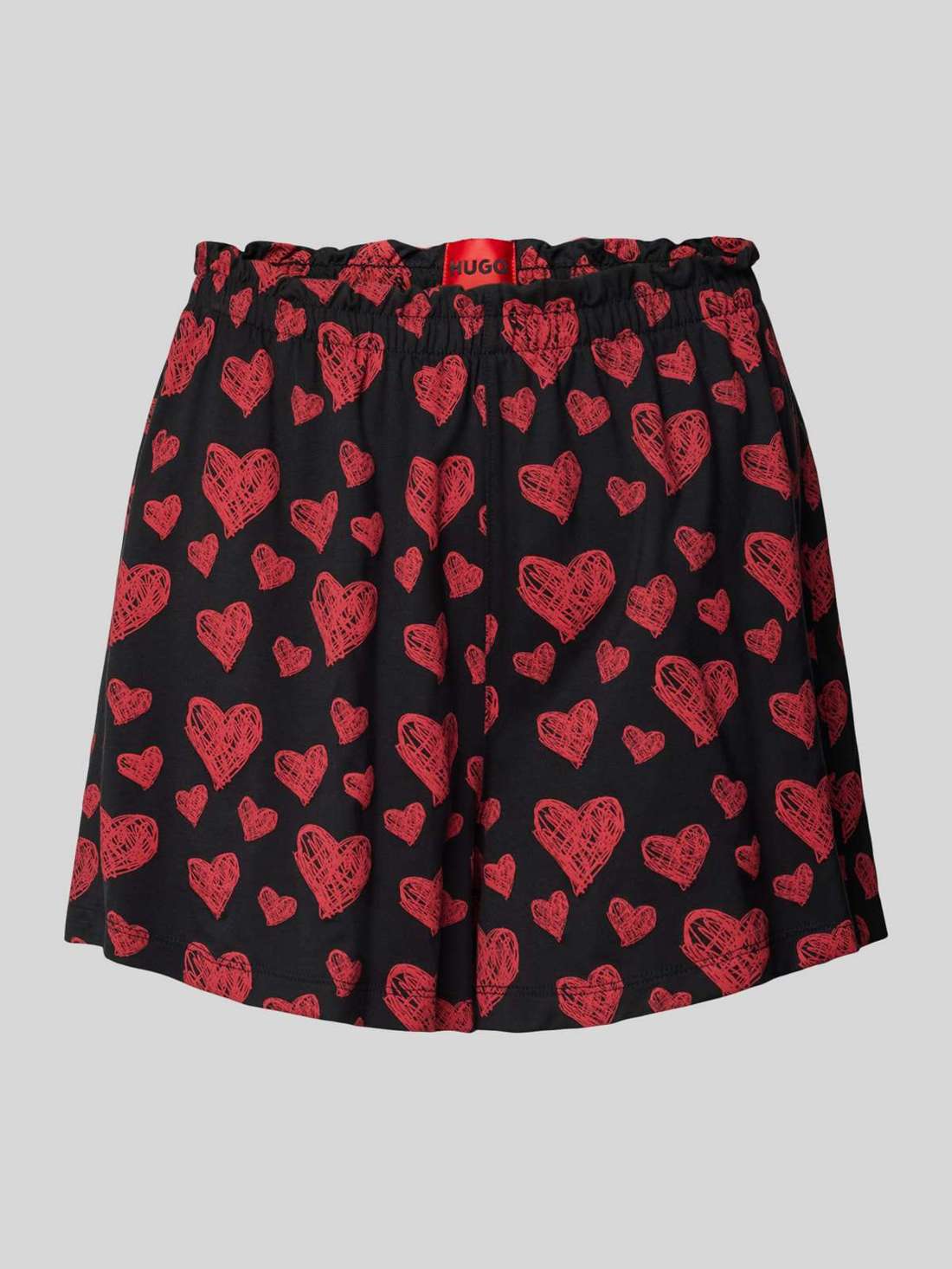 Пижамные шорты стандартного кроя с мотивным принтом NIKKA