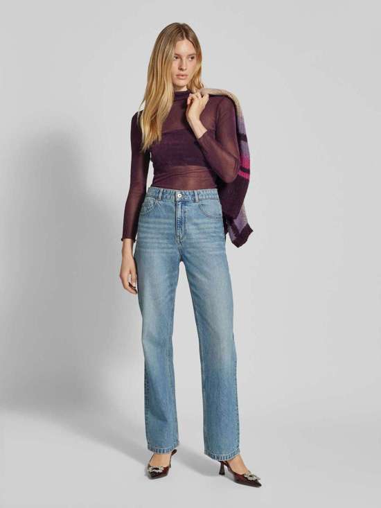 Лонгслив полупрозрачного дизайна