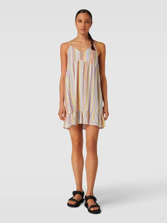 Пляжное платье из вискозы с вырезом в форме сердца