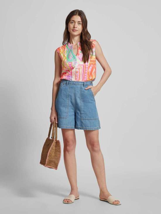 Блузка-топ со сплошным узором Multi Aqua Patch