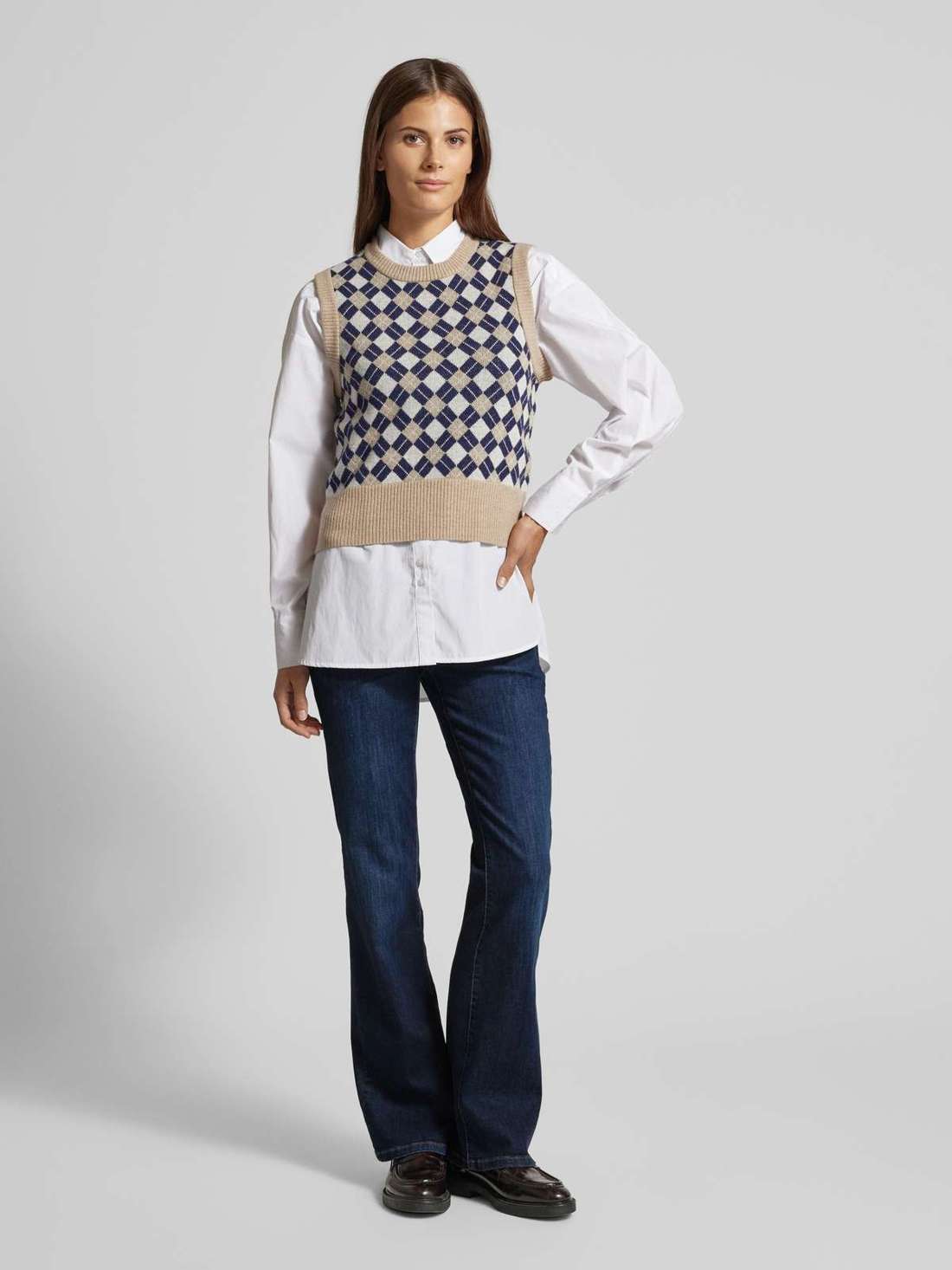 Джинсы фалред из чистой вискозы PARIS