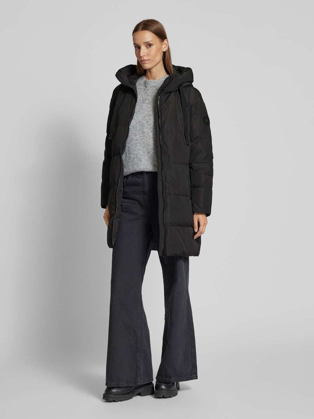 Стеганое пальто с капюшоном Nova
