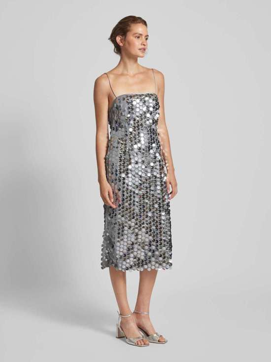 Коктейльное платье длиной до колена с отделкой пайетками Farley