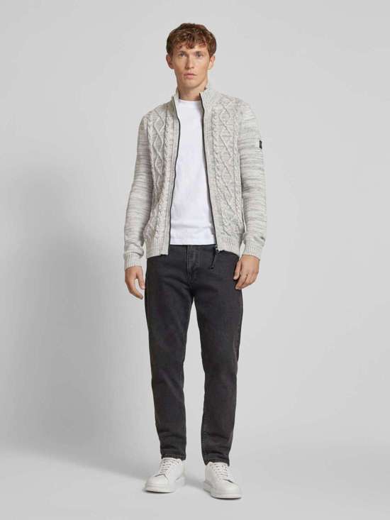 Кардиган с воротником стойкой