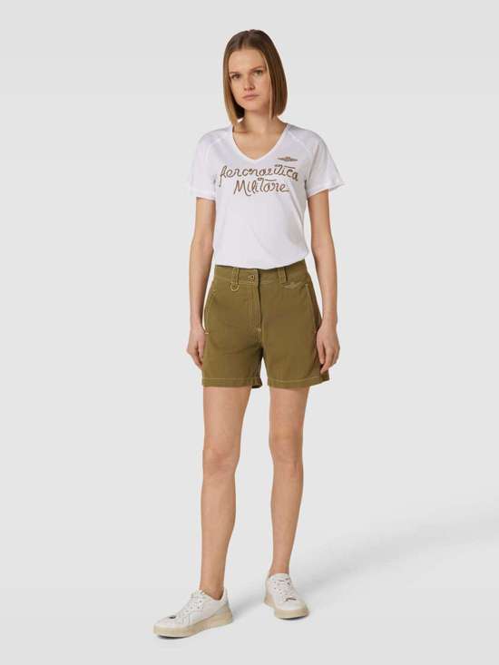 Шорты-бермуды с лейблом