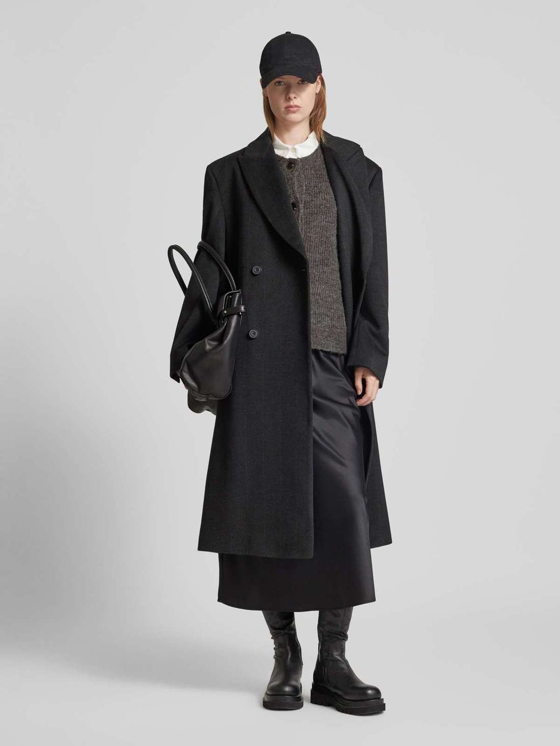 Кардиган с планкой на пуговицах во всю длину LULU