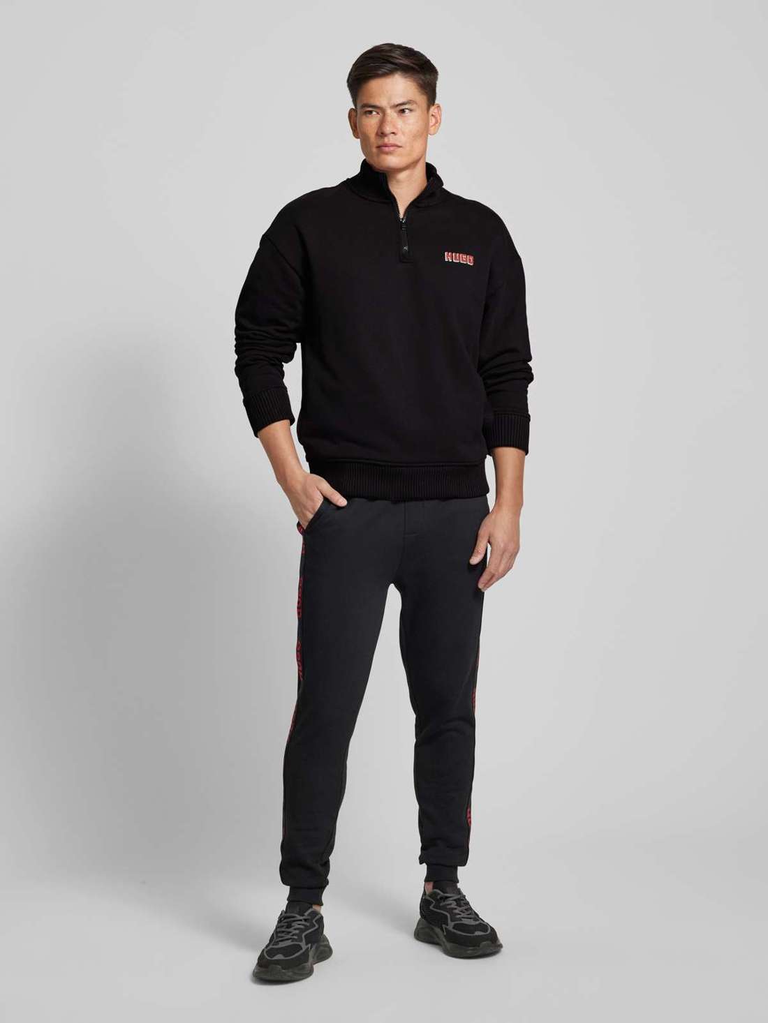 Толстовка с воротником стойкой Diqiele