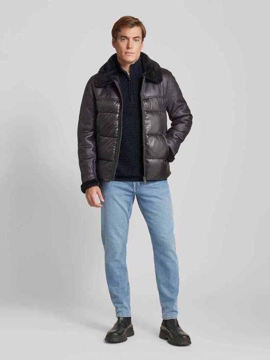 Свитер обычного кроя из чистого хлопка со структурированным узором