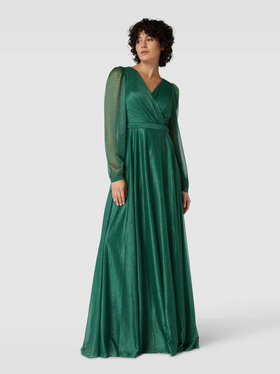 Вечернее платье с запахом