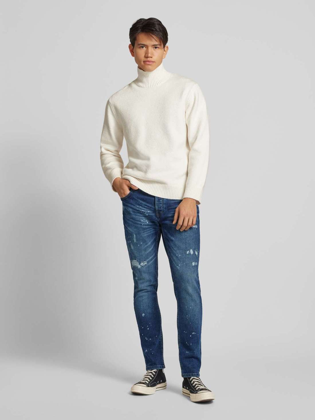 Джинсы узкого кроя с пятью карманами, дизайн «MIKE» JUAN