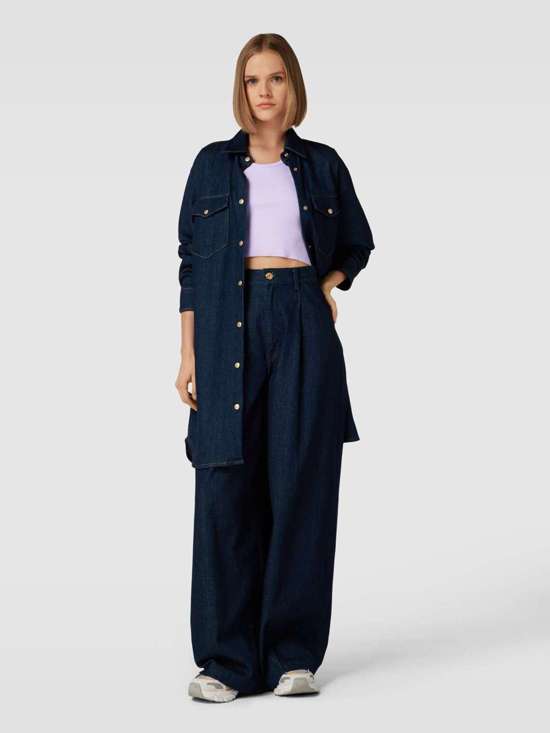 Укороченный топ с тонким ребристым узором DALILLY