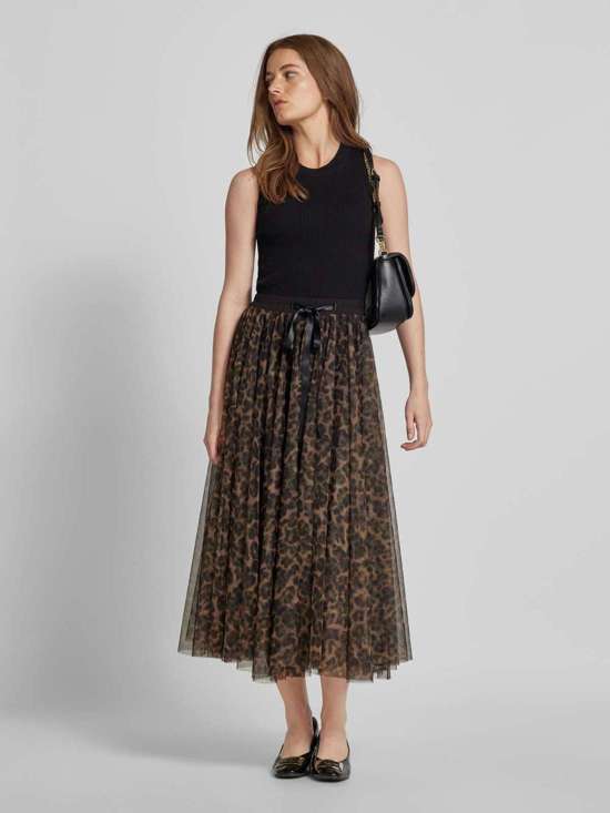 Юбка-миди с эластичным поясом