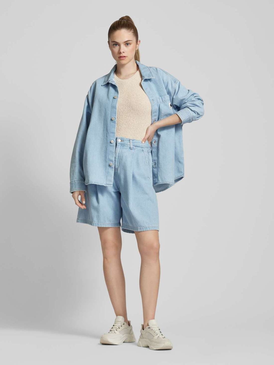 Майка однотонного дизайна Eyleen