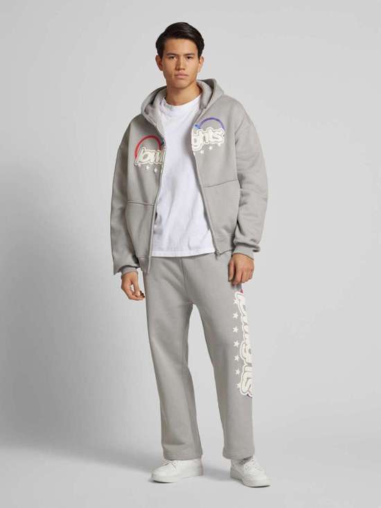 Спортивные брюки прямого кроя с принтом-лейблом Three Ring