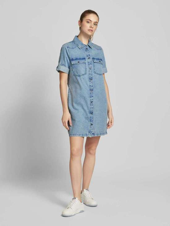 Джинсовое платье с нагрудными карманами NEW SIGNE