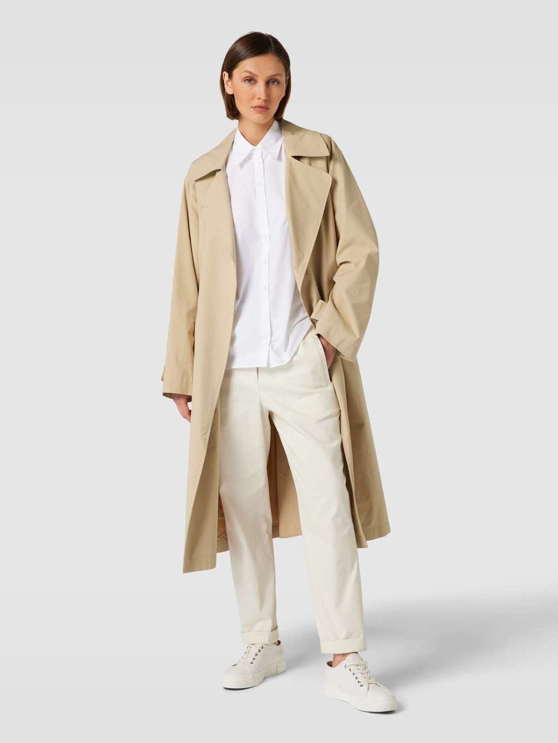 Пальто с воротником с лацканами BINA