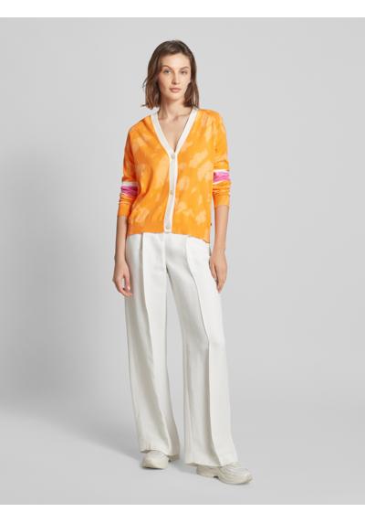 Кардиган со сплошным узором