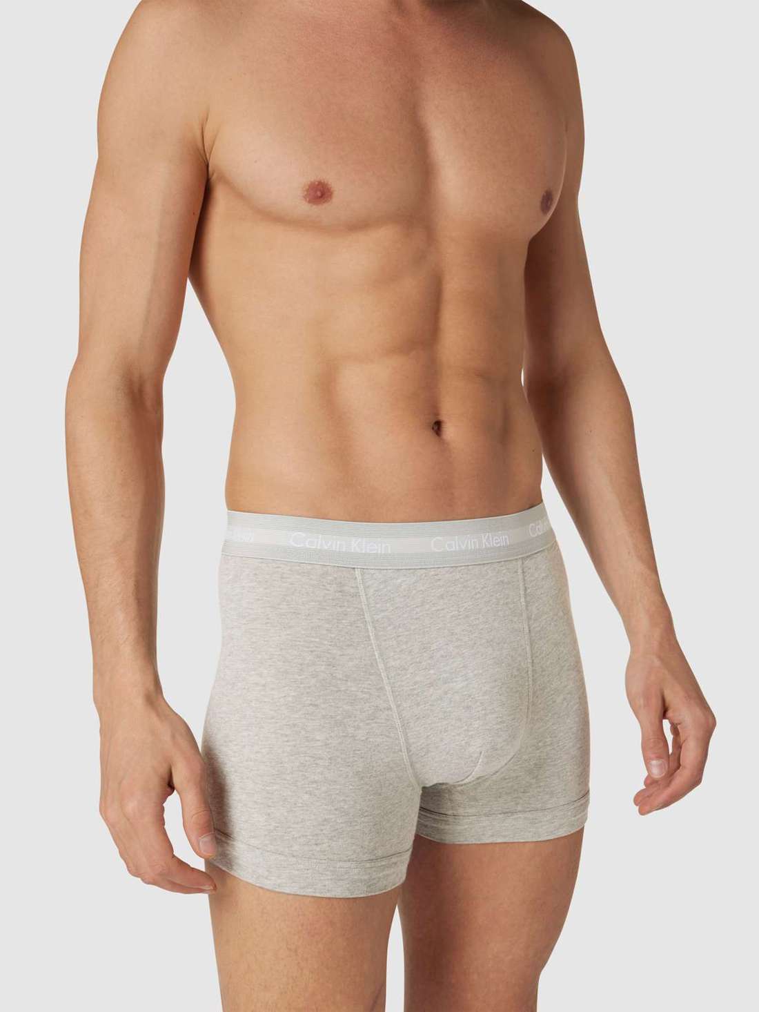 Трусы с логотипом на поясе, в упаковке 3 шт