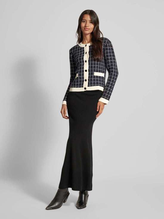 Вязаный свитер с планкой на пуговицах LIVIA