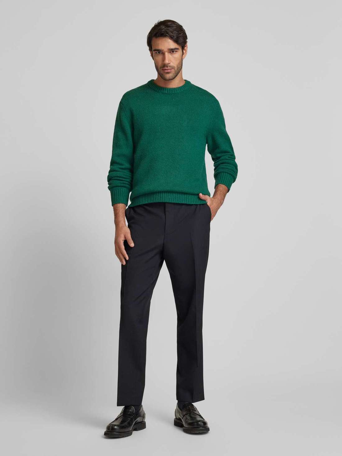 Вязаный свитер с круглым вырезом CODY