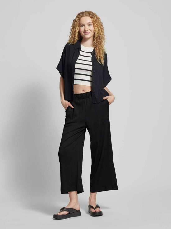 Кюлоты прямого кроя с полосатым узором