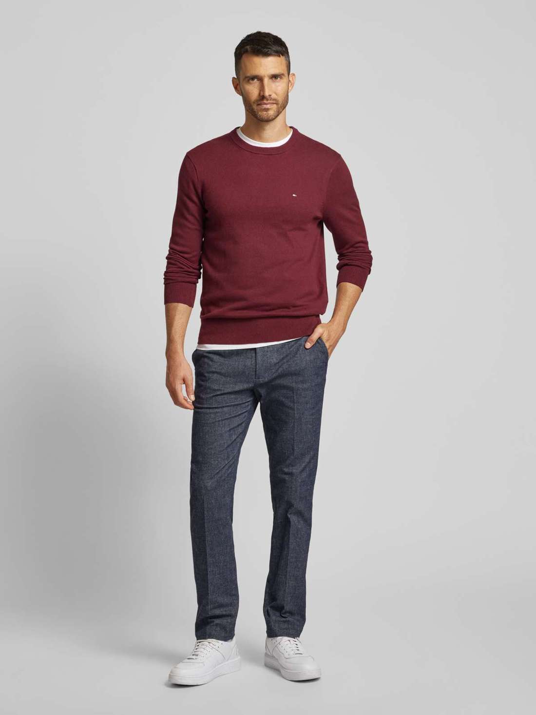 Тканевые брюки с французскими карманами